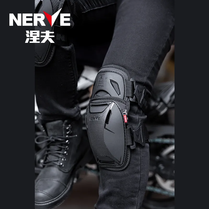 NERVE Motorcycle Protective Gears Cycling, Commute, Outdoor Legs Unisex Knee Protector-2