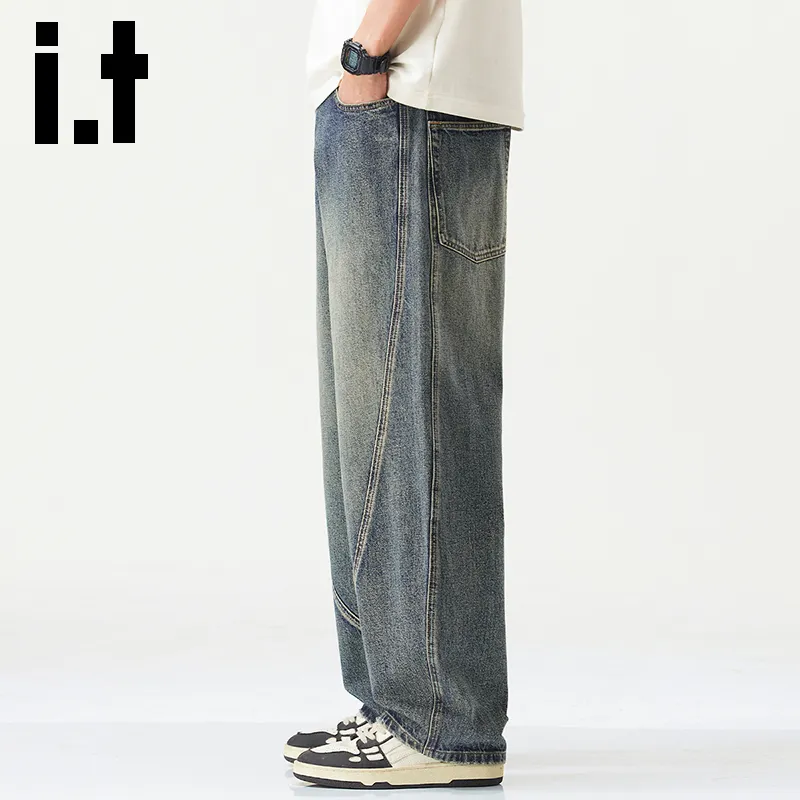Izzue Jeans Unisex Vintage Blue[Heavily Washed]-4