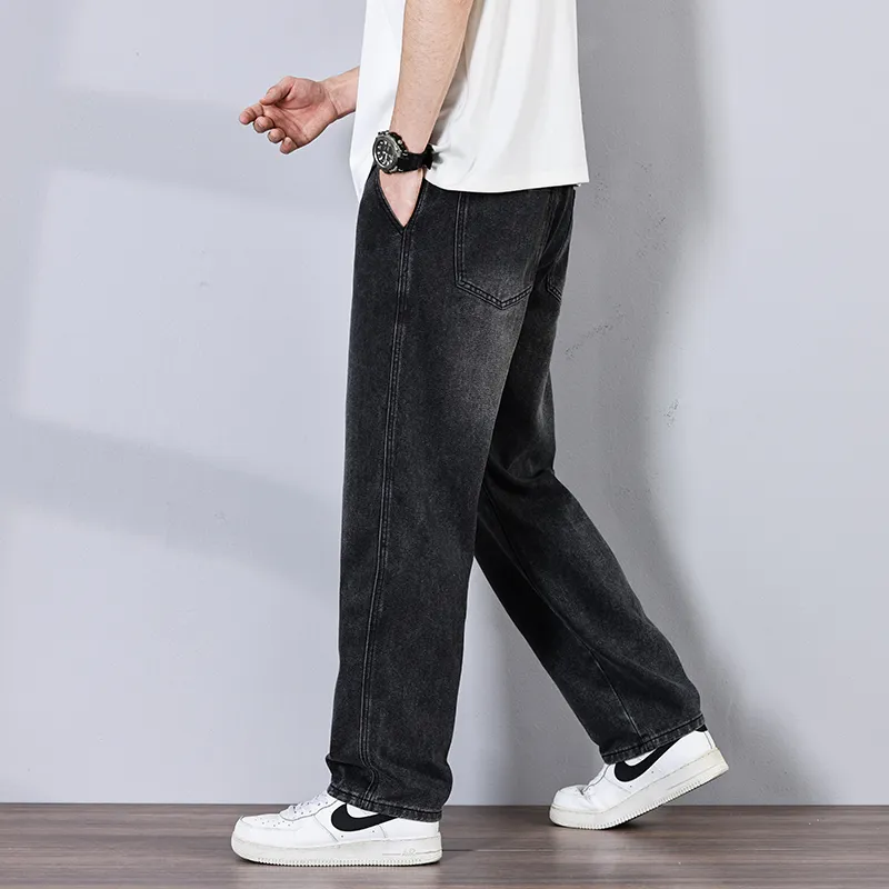 Izzue Jeans Unisex Black Gray Color-5