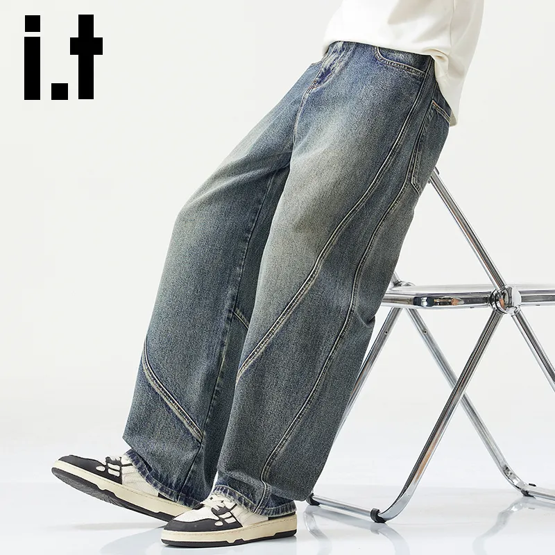 Izzue Jeans Unisex Vintage Blue[Heavily Washed]-5