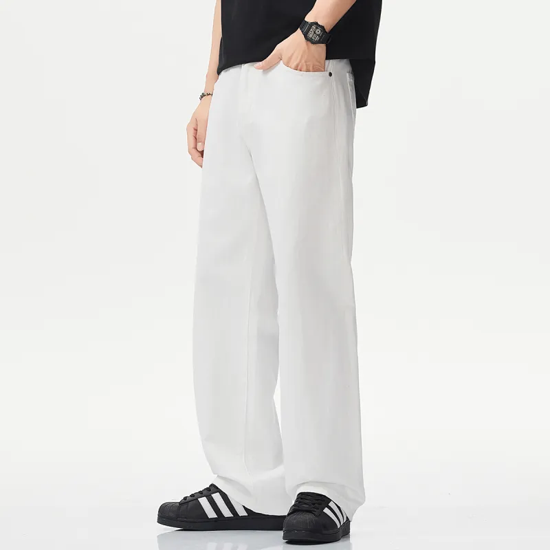 Izzue Jeans Unisex Cotton Raw White-3