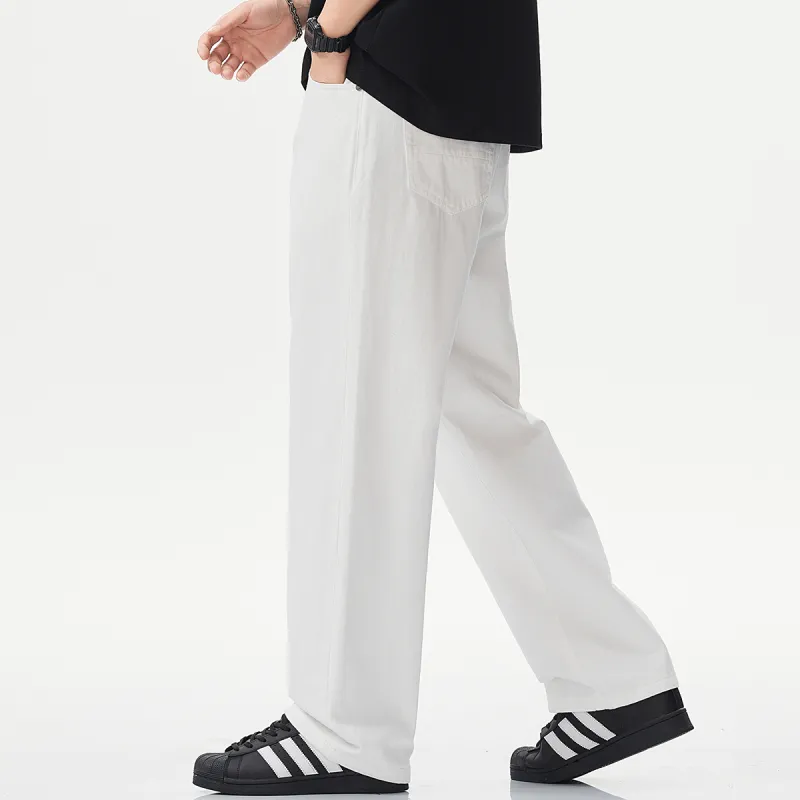 Izzue Jeans Unisex Cotton Raw White-5