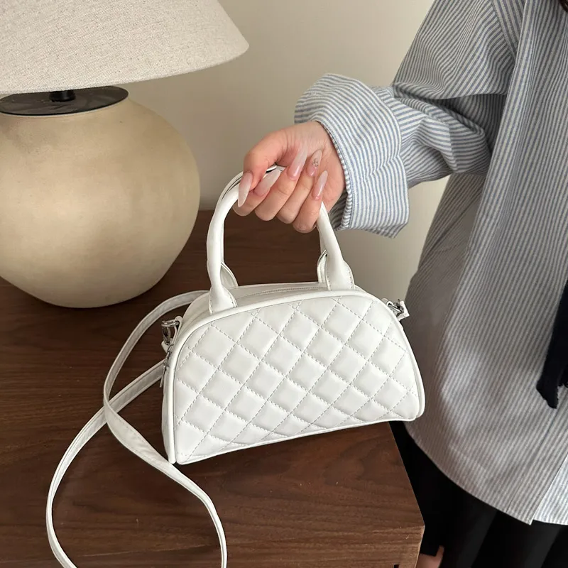 TOUTSEUL YOLO PU Handbag Women's White/Black/Khaki/Pink/Brown-1