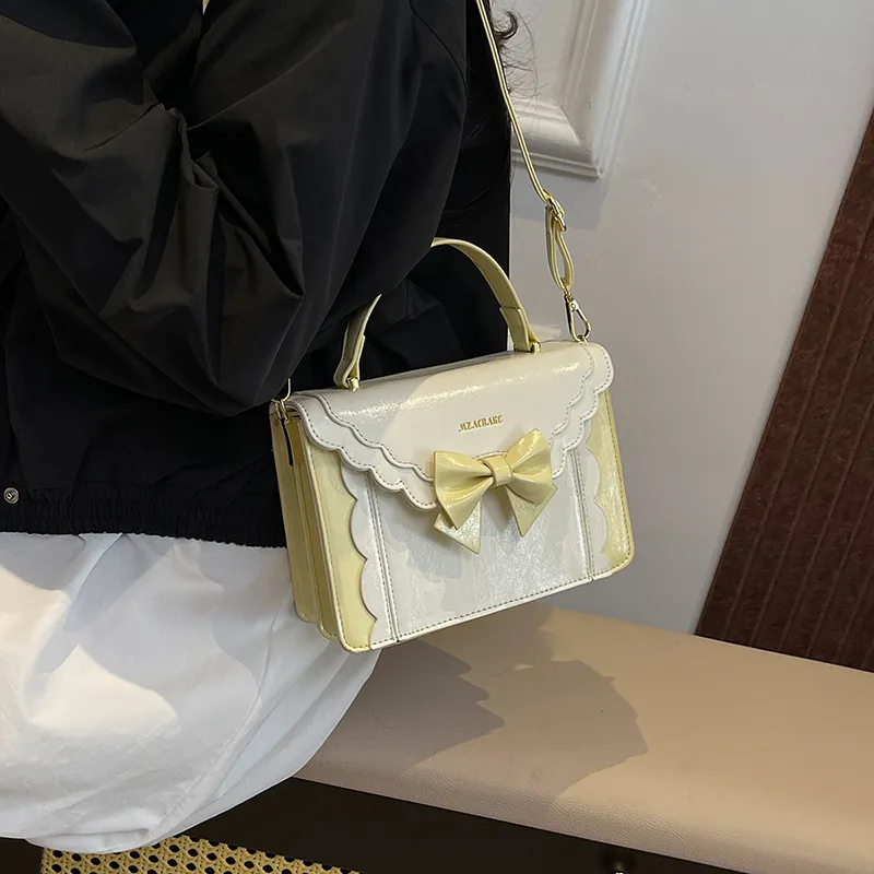 TOUTSEUL YOLO PU Handbag Women's Pink/Black/Light Blue/Yellow-22