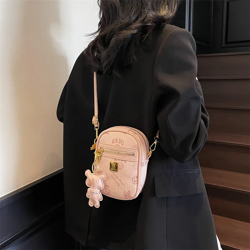 TOUTSEUL YOLO PU Crossbody Bag, Shoulder Bag Women's White/Black/Pink/Brown-14