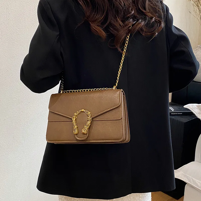 TOUTSEUL YOLO PU Shoulder Bag Regular Women's Light Brown/Coffee/Black-3