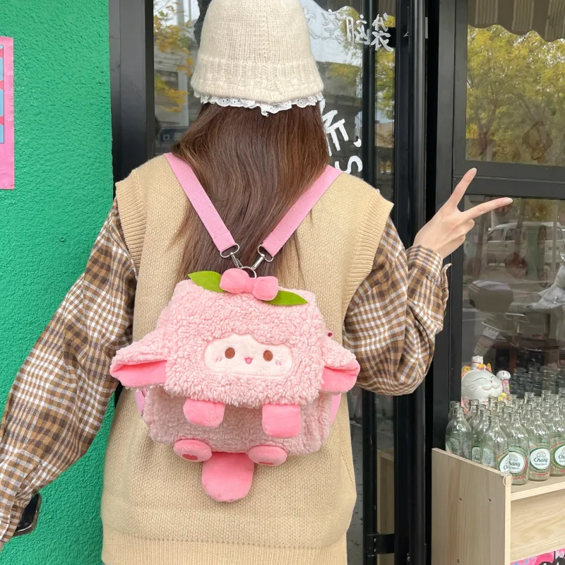 TOUTSEUL YOLO Plush Backpack Regular Women's Multicolor-10