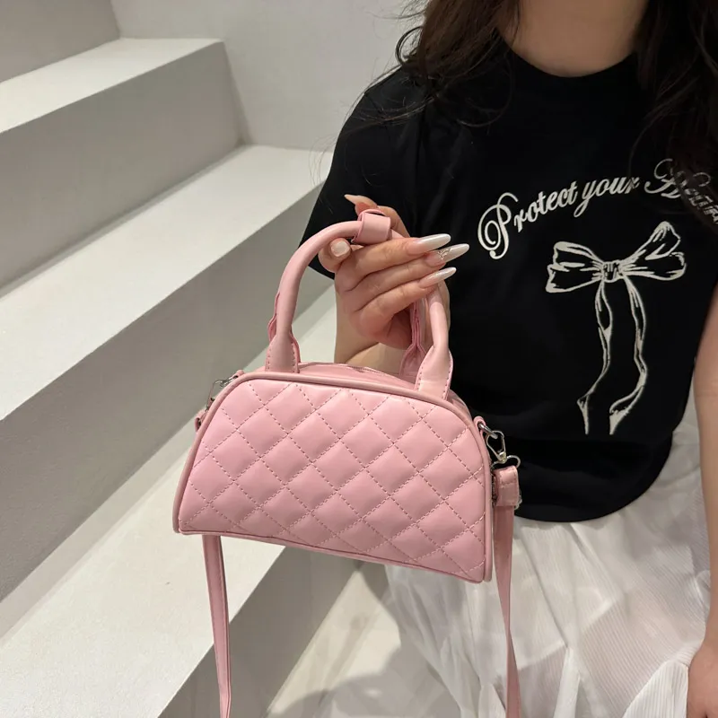 TOUTSEUL YOLO PU Handbag Women's White/Black/Khaki/Pink/Brown-18