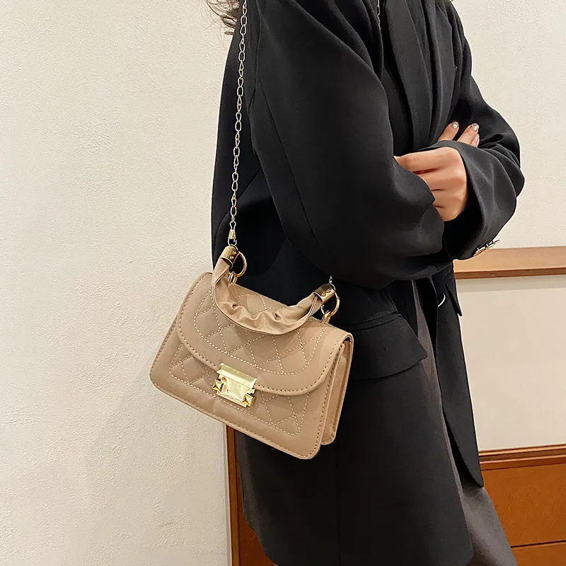 TOUTSEUL YOLO PU Shoulder Bag, Crossbody Bag, Handbag Women's White/Black/Khaki/Green/Brown-14