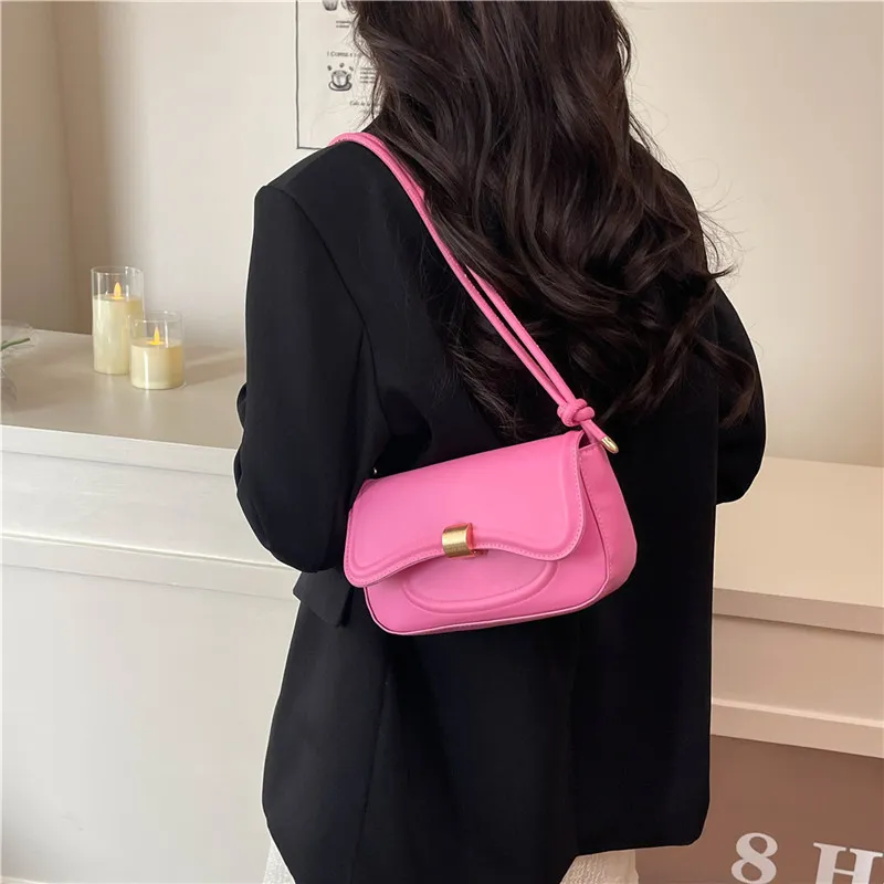 TOUTSEUL YOLO PU Shoulder Bag, Crossbody Bag Women's White/Black/Pink/Brown-14