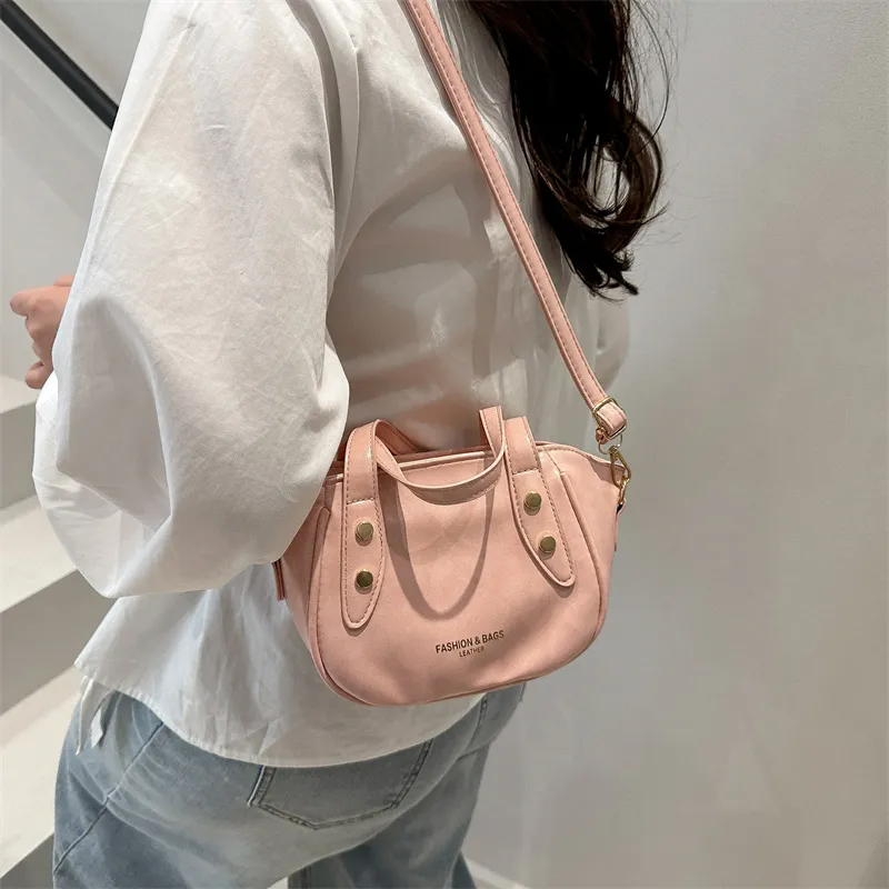 TOUTSEUL YOLO PU Handbag Women's White/Black/Pink/Brown-15