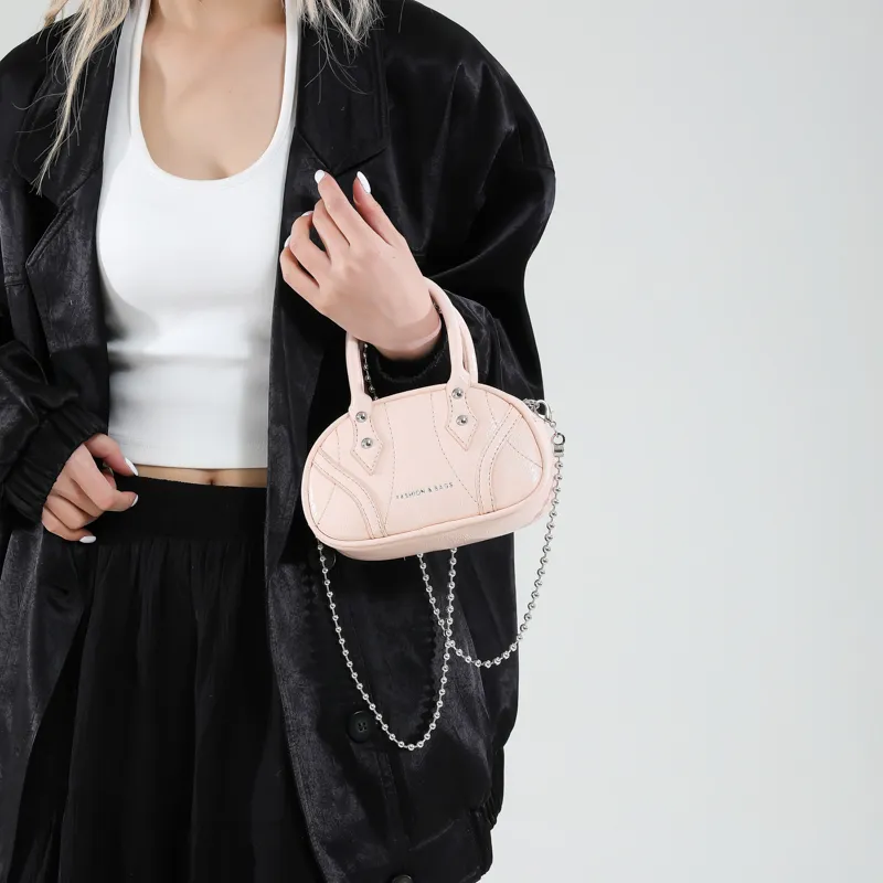 TOUTSEUL YOLO PU One Shoulder Handbag Women's Light Pink/Pink/White/Blue/Red-2