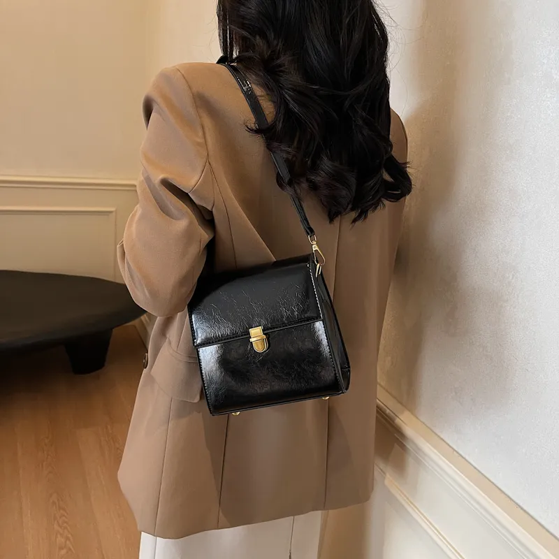 TOUTSEUL YOLO PU Crossbody Bag, Shoulder Bag Regular Women's Black/Burgundy/Coffee/Brown-2