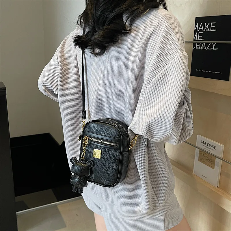 TOUTSEUL YOLO PU Crossbody Bag, Shoulder Bag Women's White/Black/Pink/Brown-10