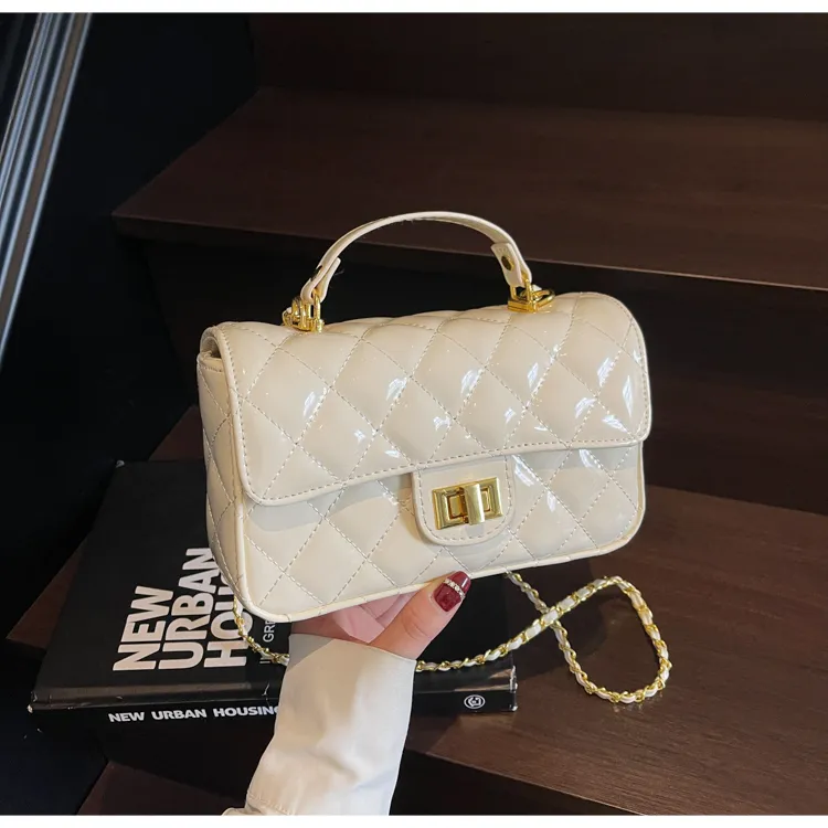 TOUTSEUL YOLO PU Handbag Women's Ecru/Yellow/Black/Burgundy/Pink-27