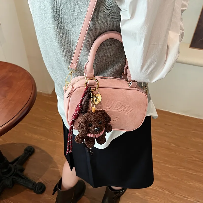 TOUTSEUL YOLO PU Crossbody One Shoulder Handbag Regular Women's Pink/Green/Brown/Black-2