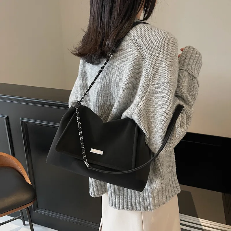 TOUTSEUL YOLO PU Shoulder Bag Women's Ecru/Black/Pink/Brown-7