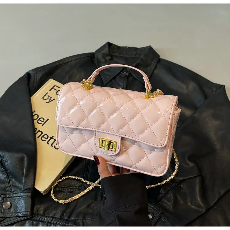 TOUTSEUL YOLO PU Handbag Women's Ecru/Yellow/Black/Burgundy/Pink-52