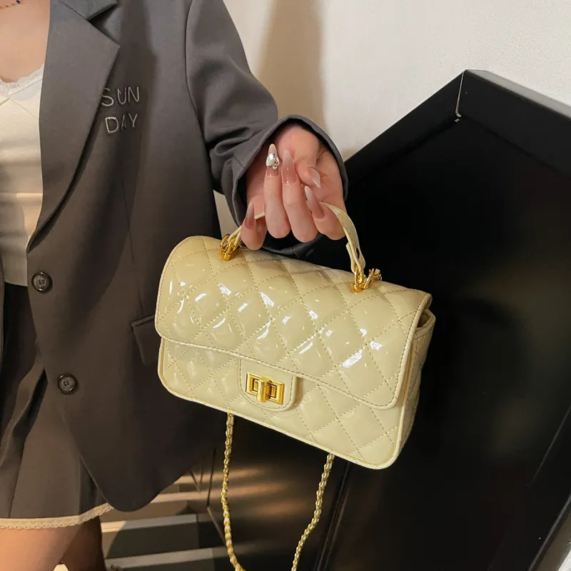 TOUTSEUL YOLO PU Handbag Women's Ecru/Yellow/Black/Burgundy/Pink-10