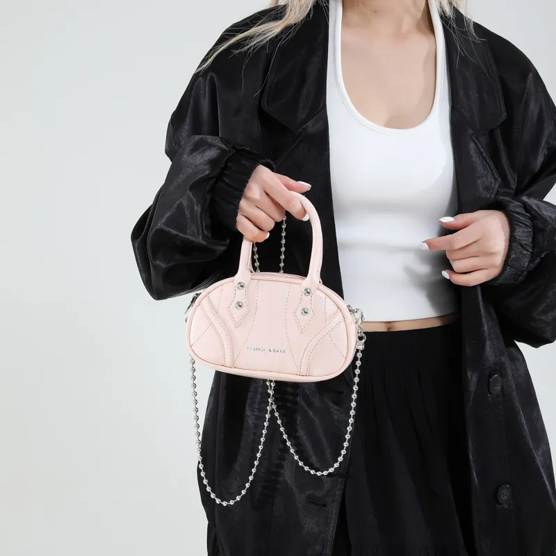 TOUTSEUL YOLO PU One Shoulder Handbag Women's Light Pink/Pink/White/Blue/Red-1