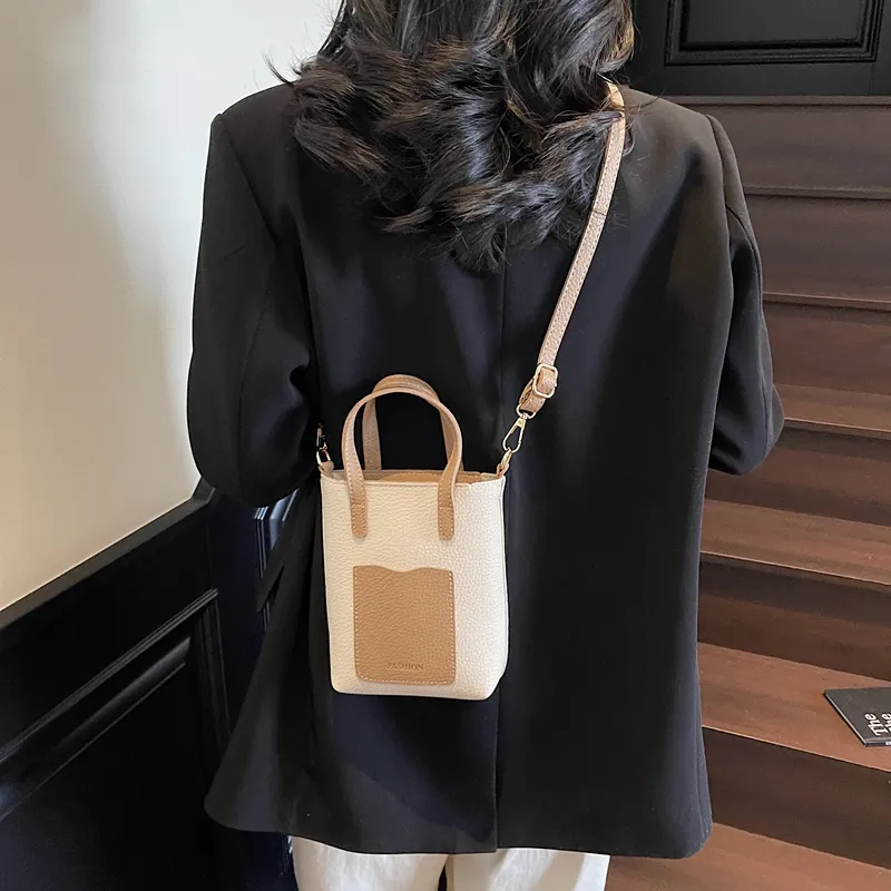 TOUTSEUL YOLO PU Shoulder Bag, Crossbody Bag, Handbag Women's White/Pink/Brown/Black-12