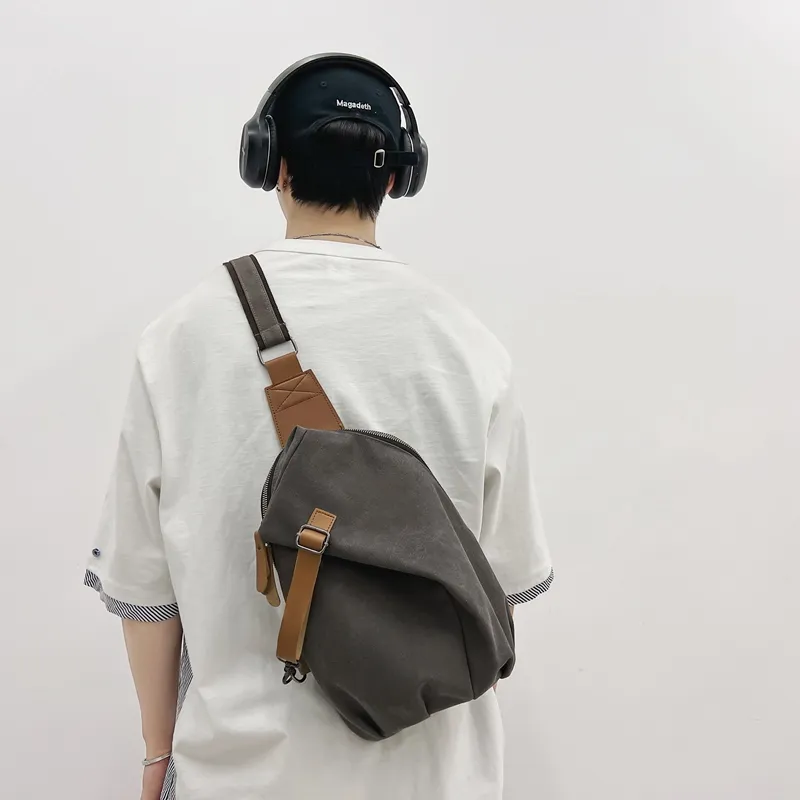 TOUTSEUL YOLO Canvas Sling Bag Unisex Multicolor-8