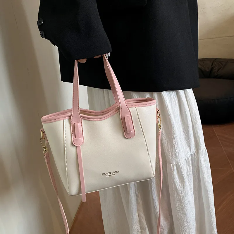 TOUTSEUL YOLO PU Handbag Women's Black/Khaki/Pink/Brown-11
