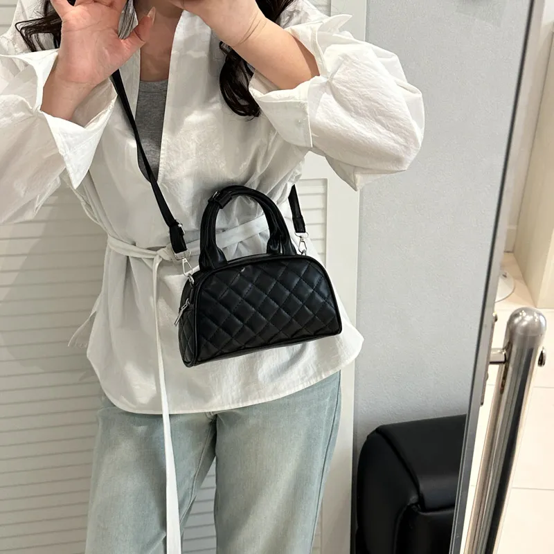 TOUTSEUL YOLO PU Handbag Women's White/Black/Khaki/Pink/Brown-9