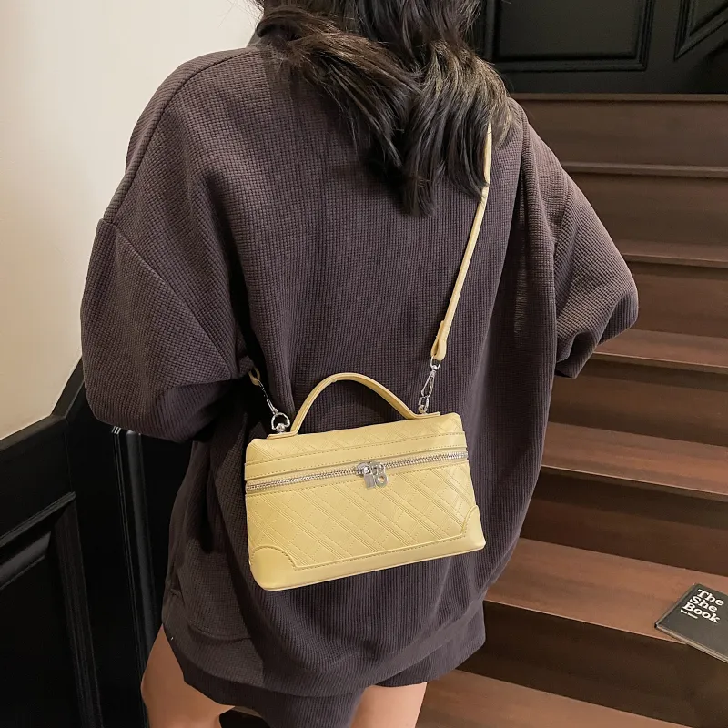 TOUTSEUL YOLO PU Shoulder Bag, Crossbody Bag, Handbag Regular Women's White/Black/Pink/Yellow/Khaki/Light Brown-16