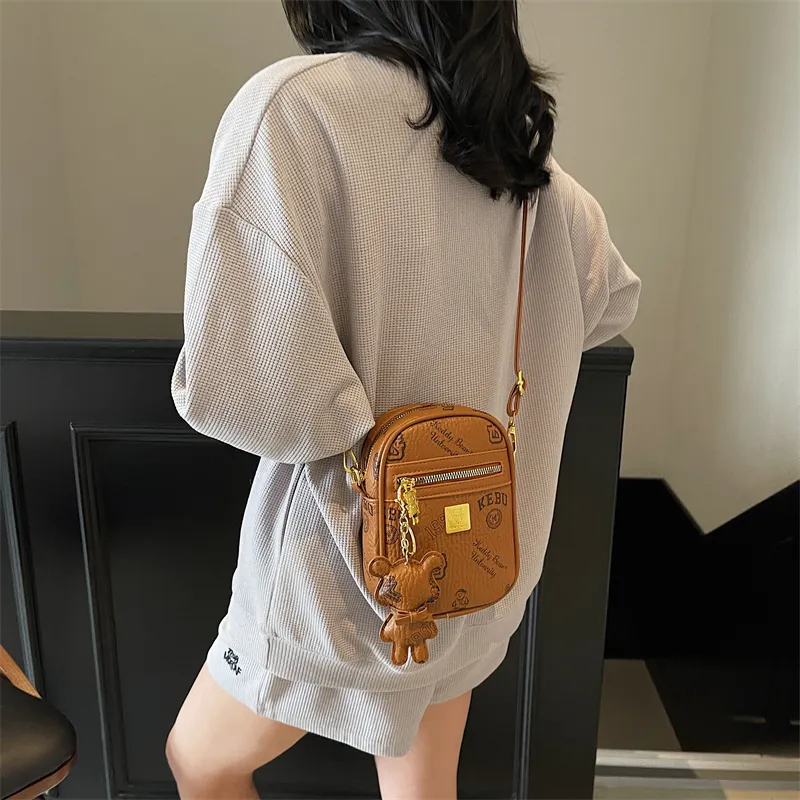 TOUTSEUL YOLO PU Crossbody Bag, Shoulder Bag Women's White/Black/Pink/Brown-22