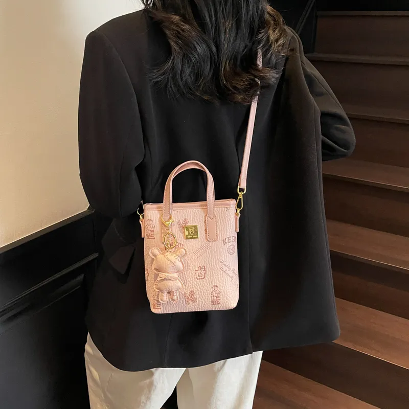 TOUTSEUL YOLO PU One Shoulder Handbag Regular Women's White/Black/Pink/Brown-13