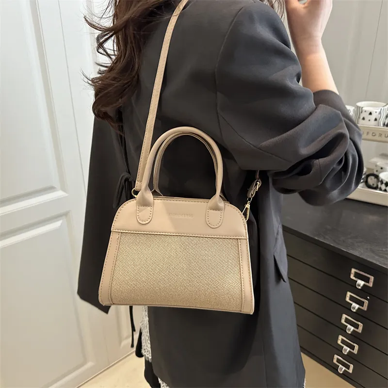 TOUTSEUL YOLO PU One Shoulder Handbag Women's White/Black/Khaki/Light Brown-13