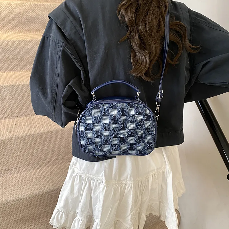 TOUTSEUL YOLO PU Handbag Women's Multicolor/Black/Light Blue/Dark Blue-22