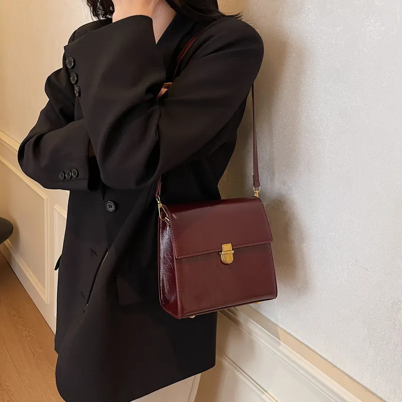 TOUTSEUL YOLO PU Crossbody Bag, Shoulder Bag Regular Women's Black/Burgundy/Coffee/Brown-6