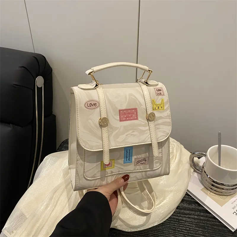 TOUTSEUL YOLO PU Backpack Regular Women's White-11