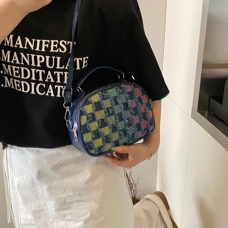 TOUTSEUL YOLO PU Handbag Women's Multicolor/Black/Light Blue/Dark Blue-2