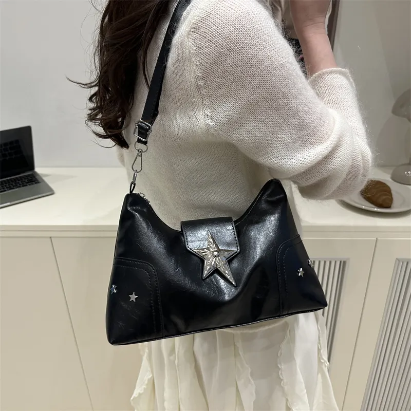 TOUTSEUL YOLO PU Shoulder Bag Women's Ecru/Black/Pink/Red/Light Brown-9
