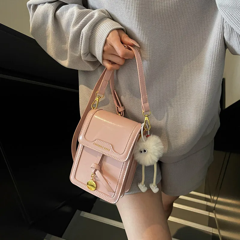 TOUTSEUL YOLO PU Cell Phone Pouch Women's White/Silver/Black/Pink-25