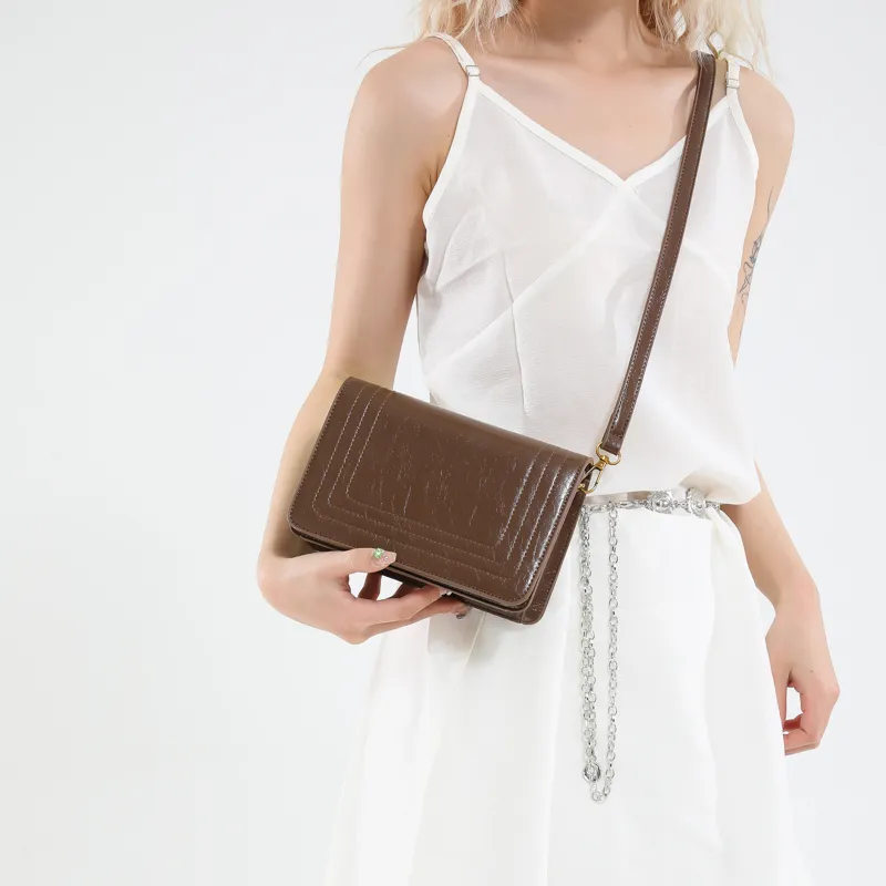 TOUTSEUL YOLO PU Shoulder Bag Regular Women's White/Black/Red/Brown-24