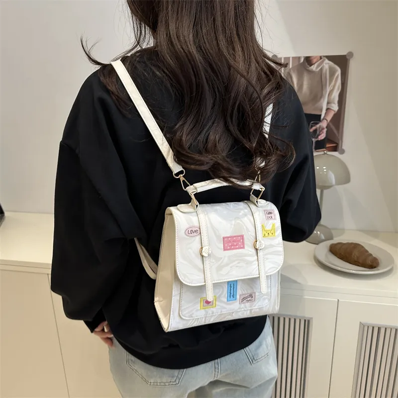 TOUTSEUL YOLO PU Backpack Regular Women's White-3