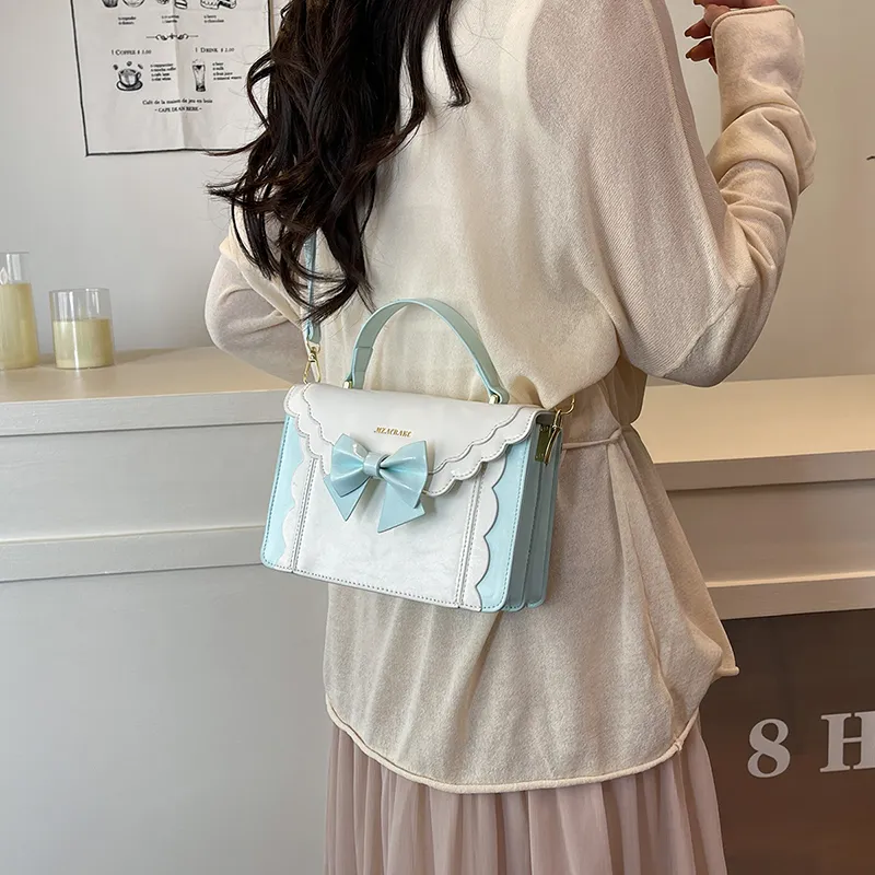 TOUTSEUL YOLO PU Handbag Women's Pink/Black/Light Blue/Yellow-17