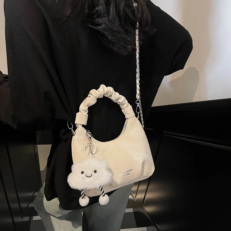 TOUTSEUL YOLO PU Handbag Women's Ecru/Black/Pink/Coffee-4