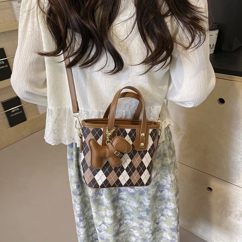 TOUTSEUL YOLO PU One Shoulder Handbag Women's White/Pink/Brown/Black-13