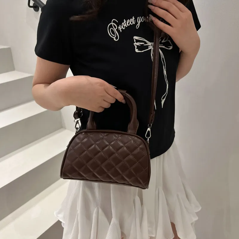 TOUTSEUL YOLO PU Handbag Women's White/Black/Khaki/Pink/Brown-22