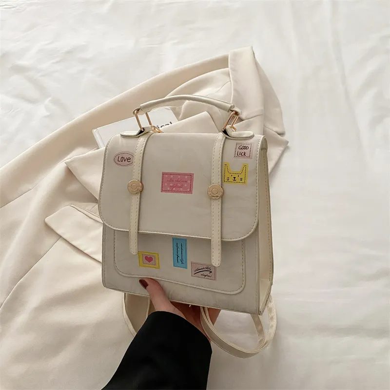 TOUTSEUL YOLO PU Backpack Regular Women's White-12