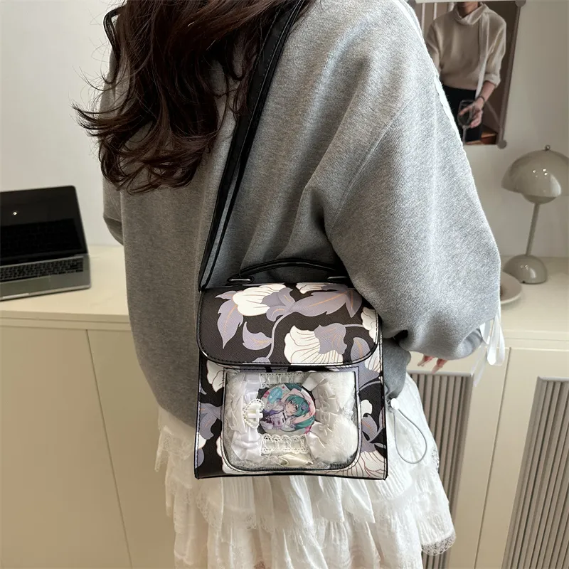 TOUTSEUL YOLO PU Backpack Women's White/Black-10