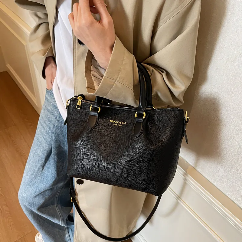 TOUTSEUL YOLO PU Handbag Women's Ecru/Black/Coffee/Pink/Brown-4