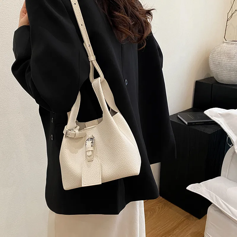 TOUTSEUL YOLO PU Handbag Women's Ecru/Gray/Black/Khaki-6