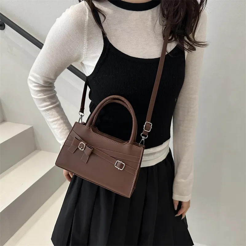 TOUTSEUL YOLO PU Shoulder Bag, Crossbody Bag, Handbag Women's White/Black/Khaki/Pink/Brown-22
