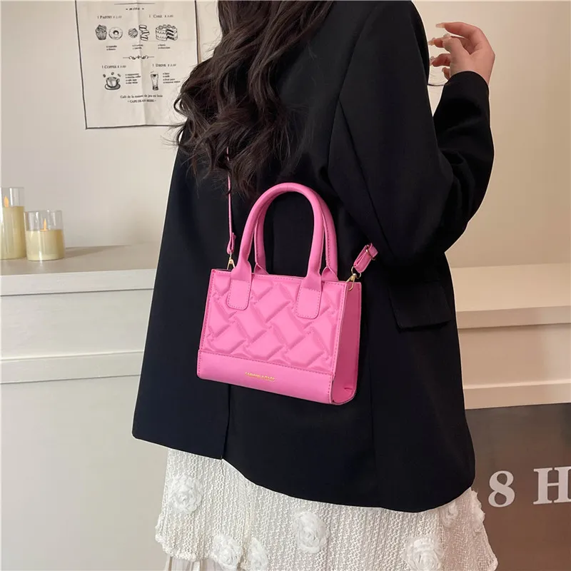 TOUTSEUL YOLO PU Handbag Women's White/Silver/Black/Red/Pink-28